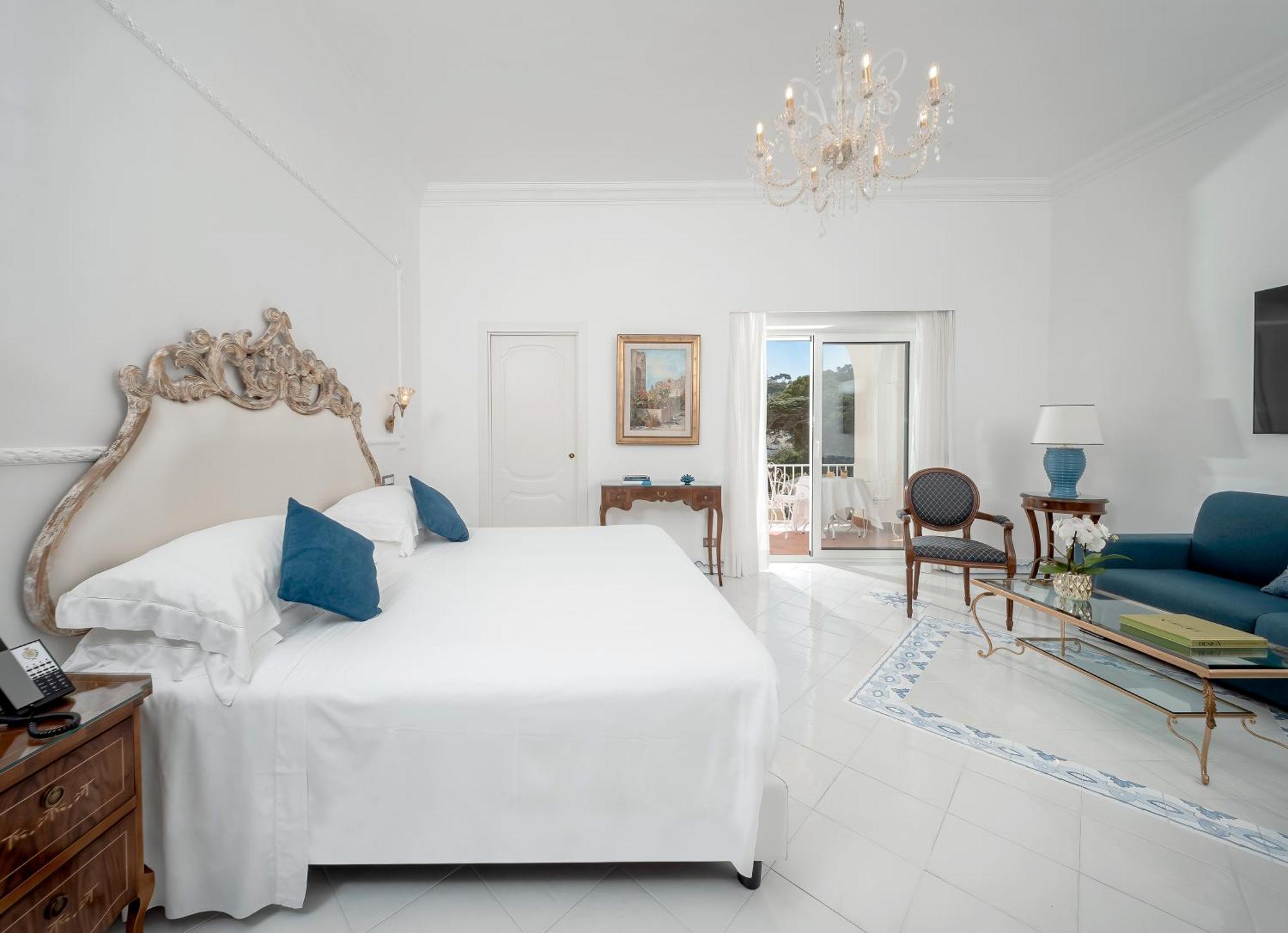 Étiquette Bagage Hôtel Capri Quisisana – Publicitaire Vintage, Italie